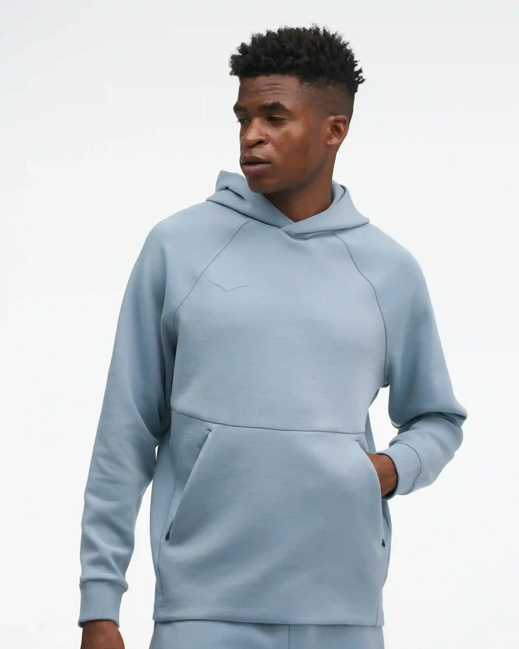 Essential Recovery Hoodie:Washed Blue:XS