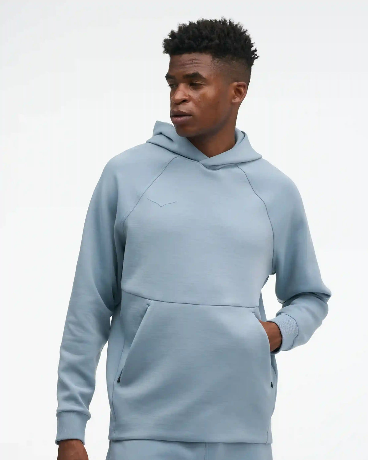 Essential Recovery Hoodie:Washed Blue:XS