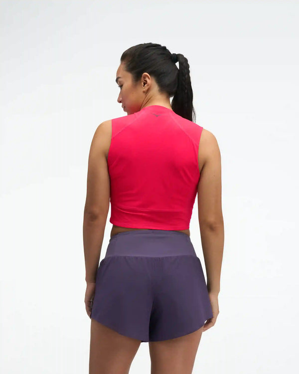 SkyBreeze Crop Tank:Hoka Citrus:XS