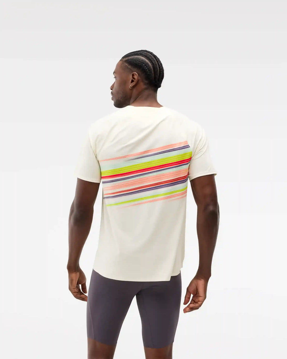 Race Day Short Sleeve:Hoka Citrus Prt:XS