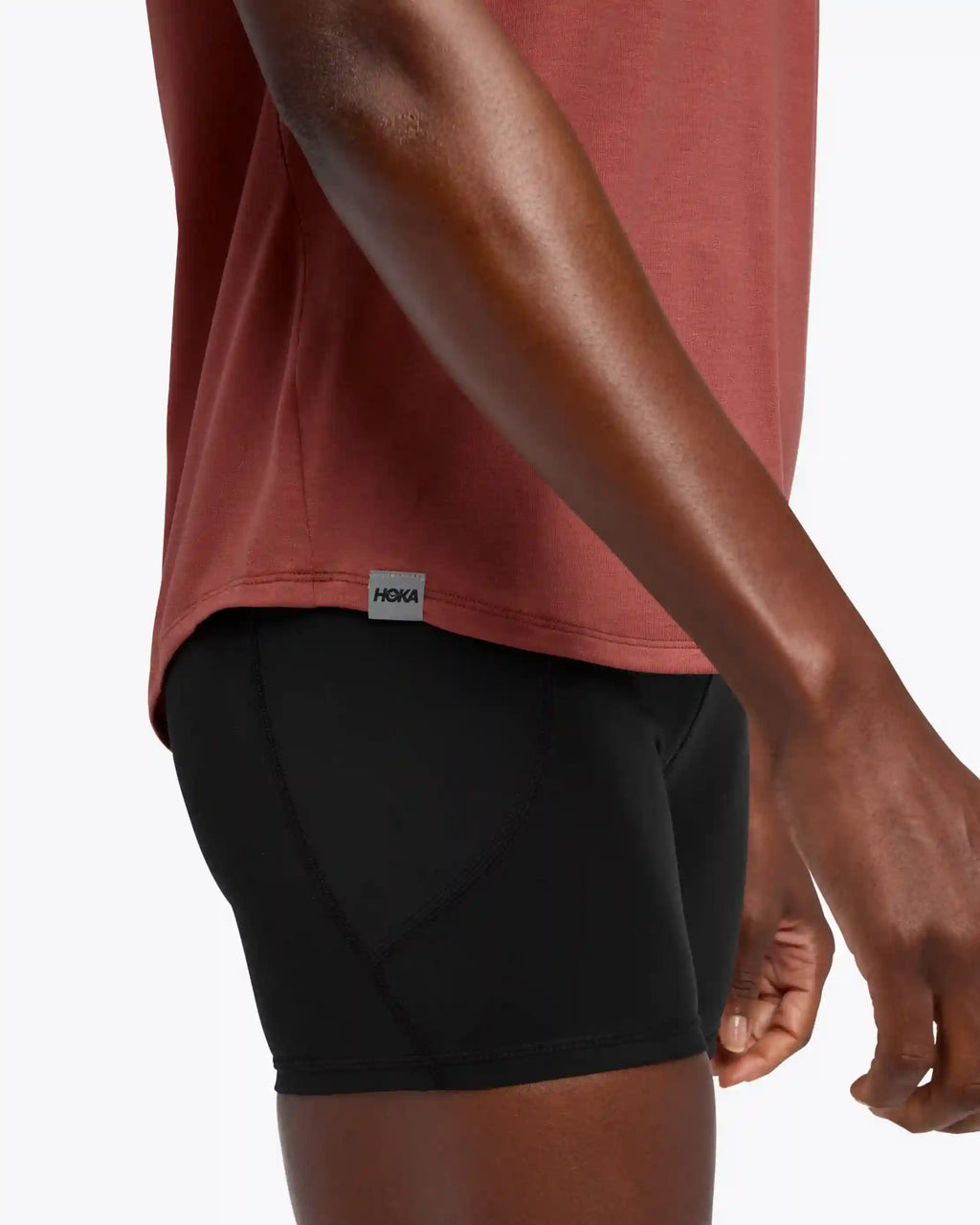 Hoka Essential Tee:Aqua Breeze Htr:XS