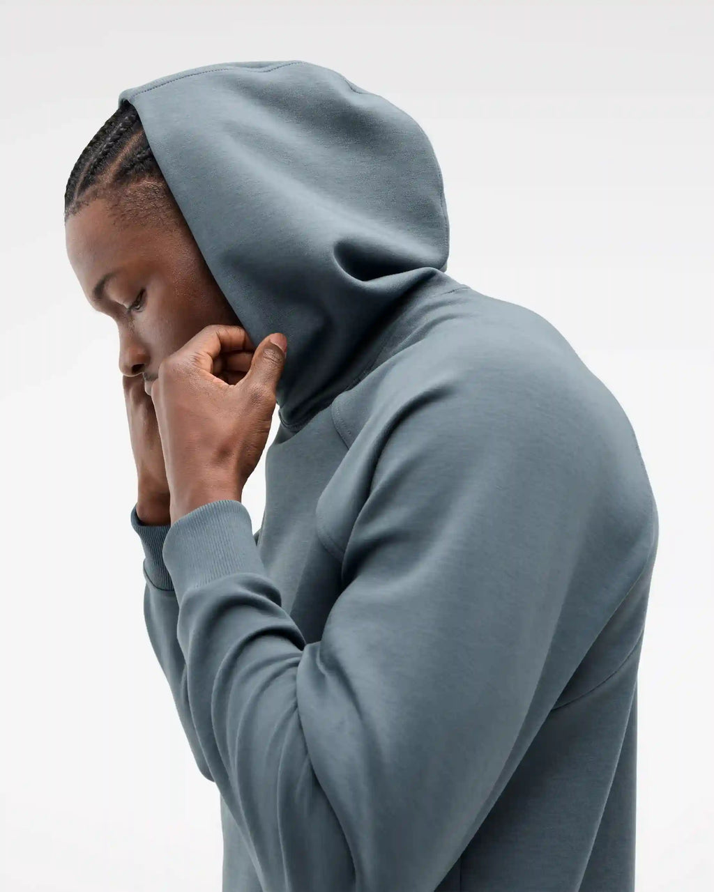 Essential Recovery Hoodie:Washed Blue:XS