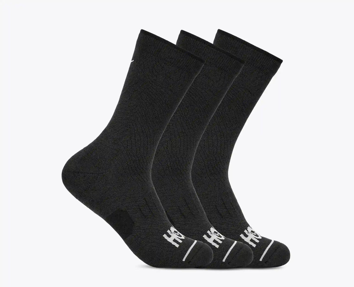 Crew Run Sock 3-Pack:Hazy Blue / Soft Cobalt / Night Glw Blue:S
