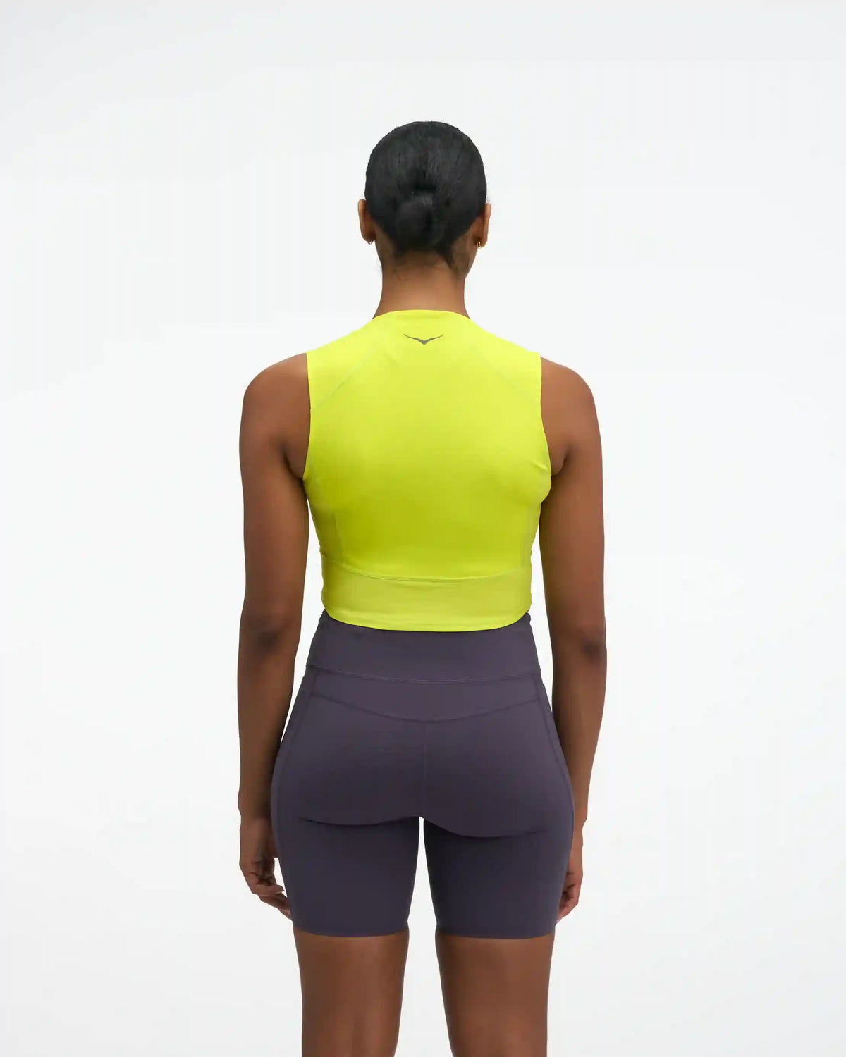 SkyBreeze Crop Tank:Hoka Citrus:XS