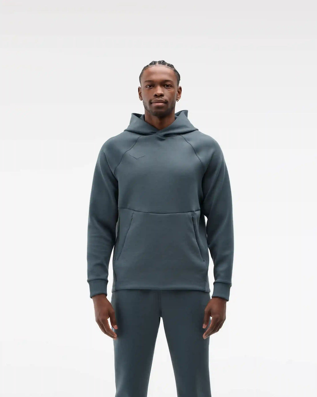 Essential Recovery Hoodie:Washed Blue:XS