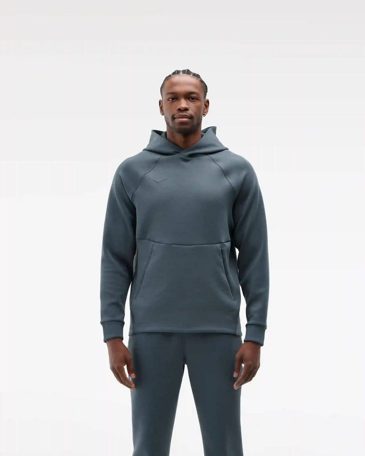 Essential Recovery Hoodie:Washed Blue:XS