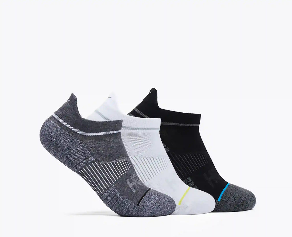 No-Show Run Sock 3-Pack:Egg Yolk / Cerise / Virtual Violet:S