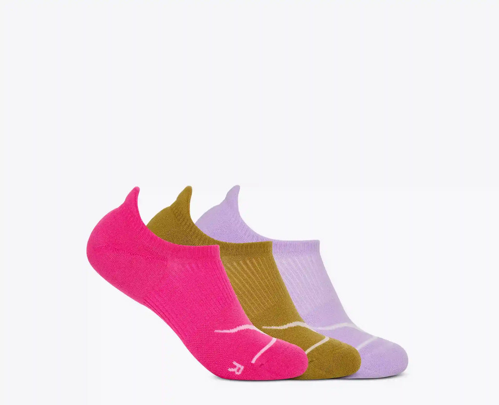 Invisible Sock 3 Pk:Hazy Blue / Soft Cobalt / Night Glw Blue:S