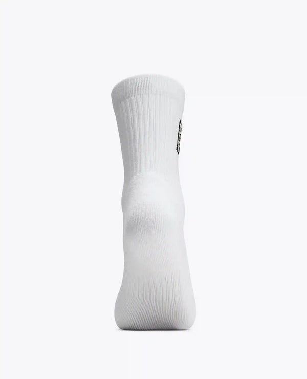 Lifestyle Crew Sock:White:S