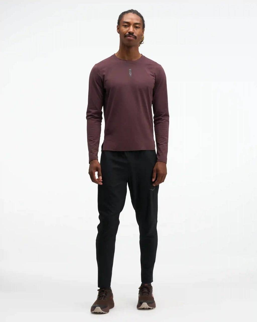 EveryRun Long Sleeve:Deep Mauve:XS