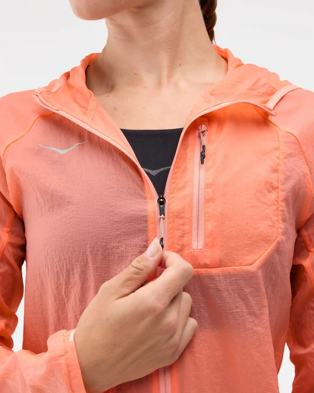 Skyflow Jacket:Neon Cantaloupe:XS
