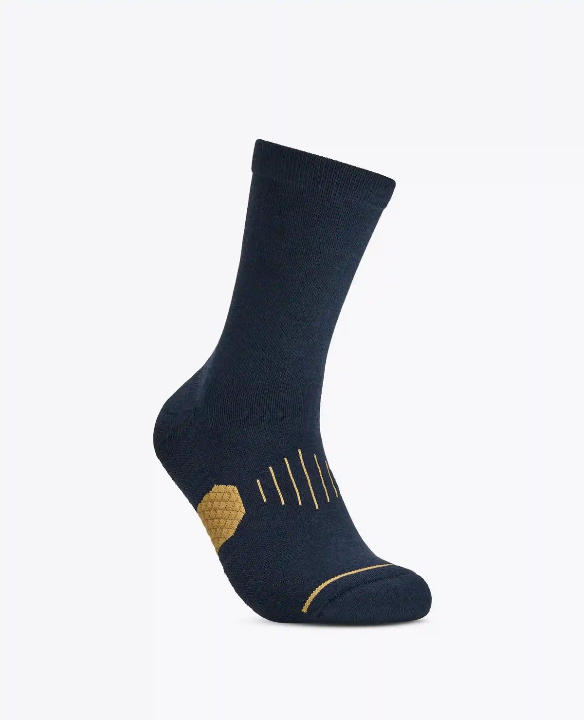 Gpx Crew Run Sock:Varsity Navy / Gold:S