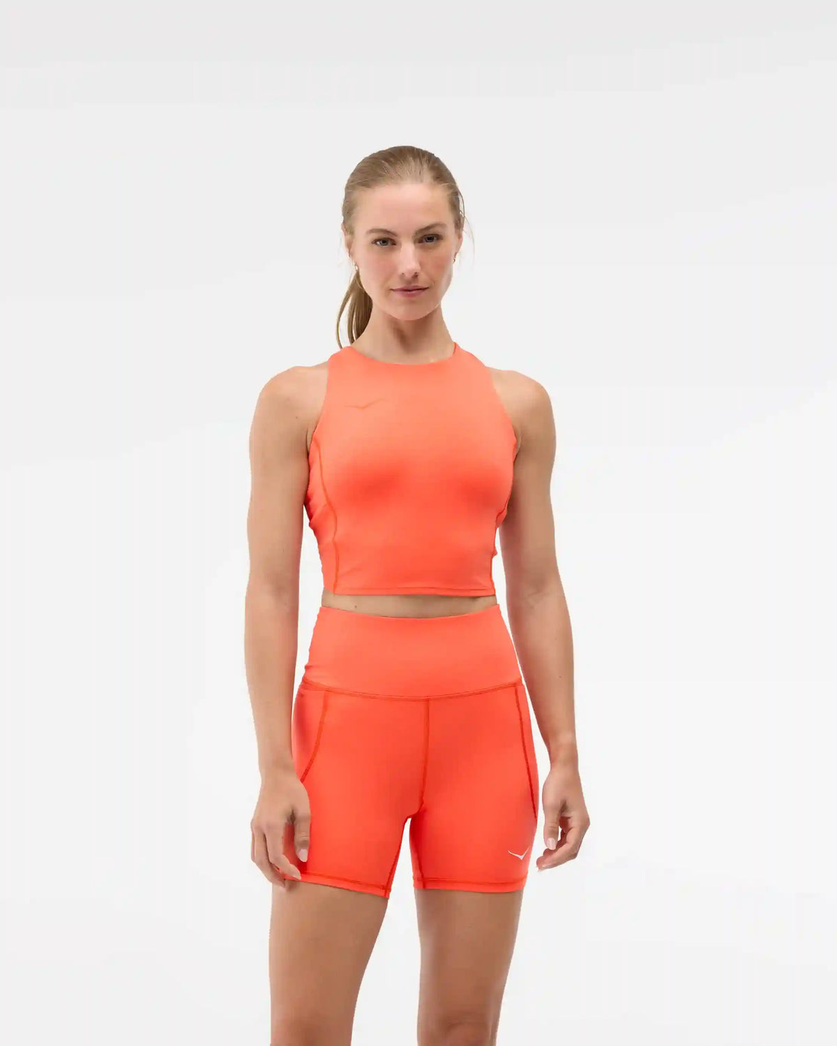 Elaro Crop Bra:Bell Pepper:XS