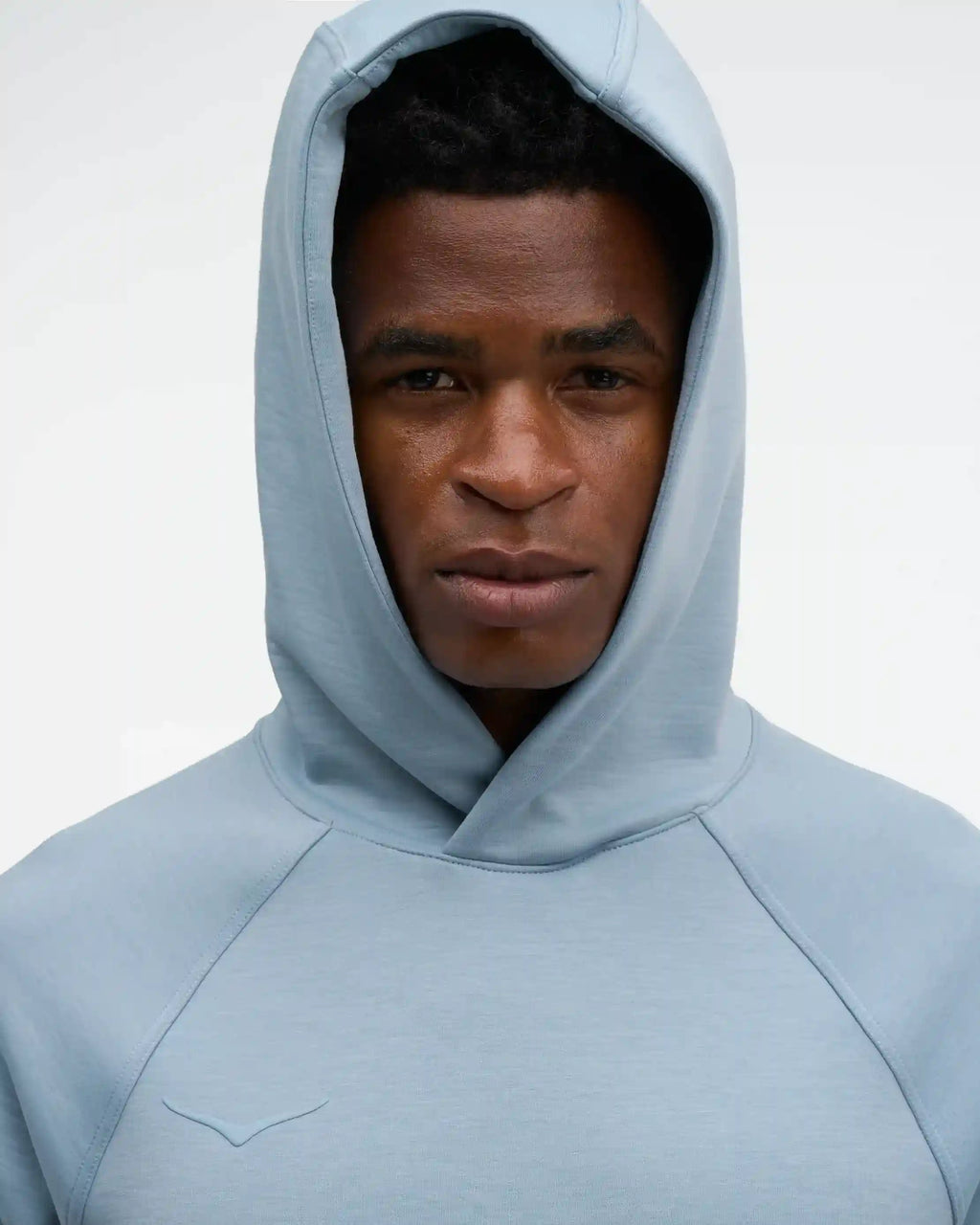 Essential Recovery Hoodie:Washed Blue:XS