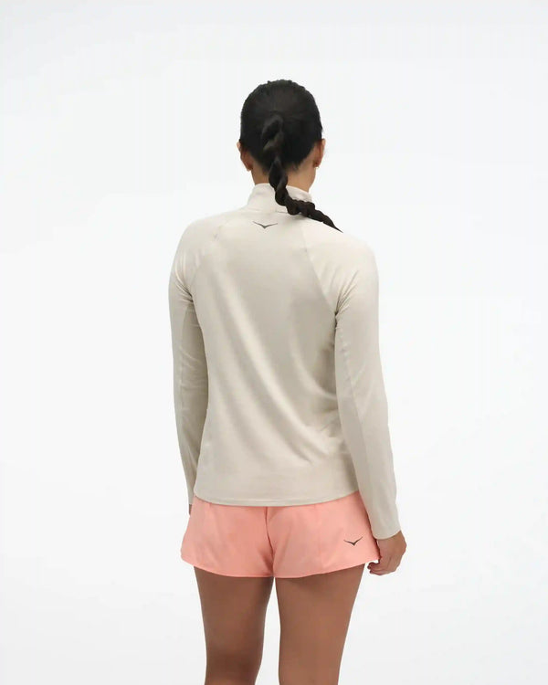 SkyForm Half Zip:Black Htr:XS