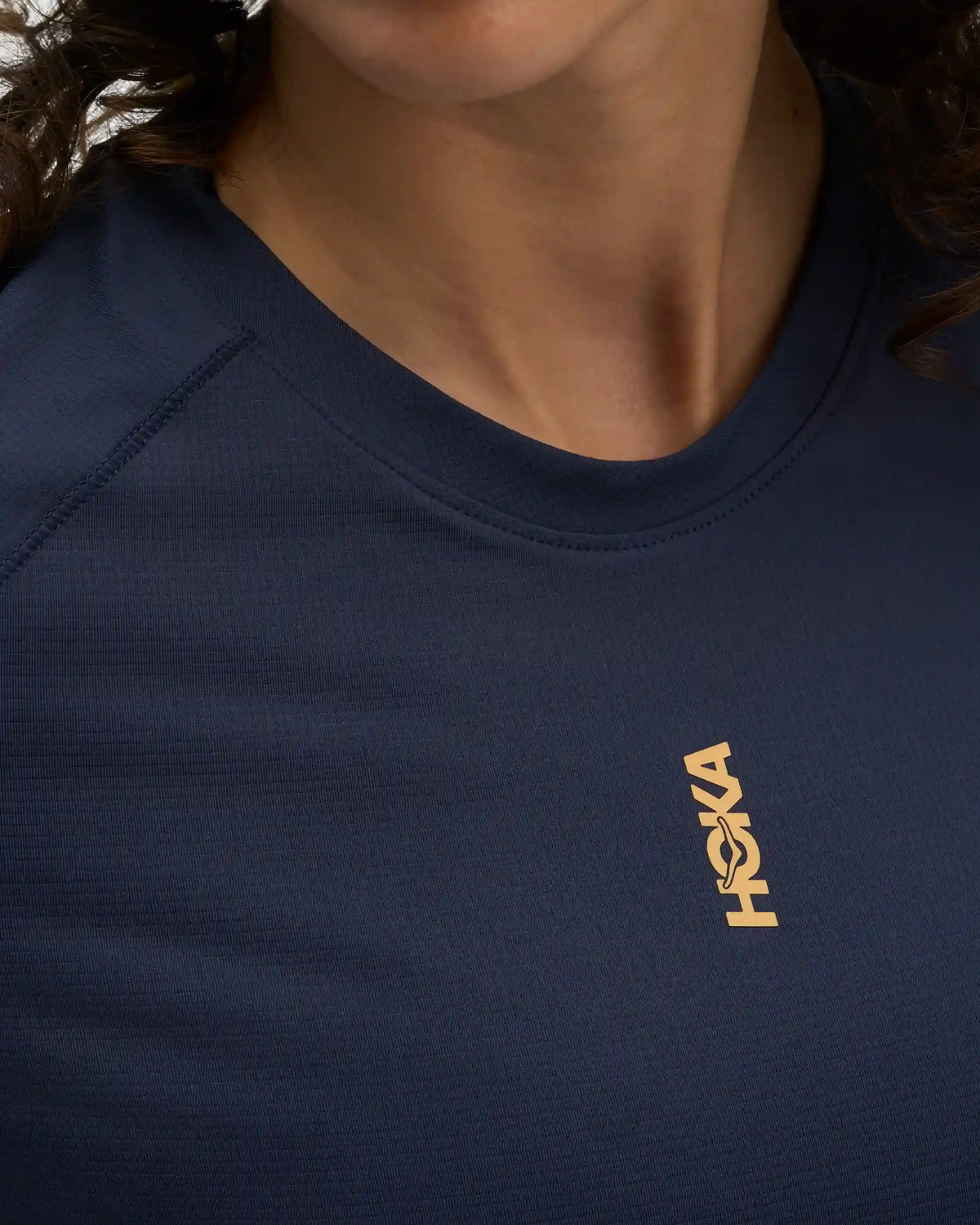EveryRun Short Sleeve:Varsity Navy / Gold:XS