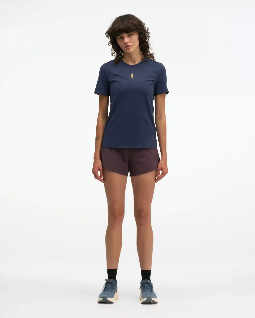EveryRun Short Sleeve:Varsity Navy / Gold:XS