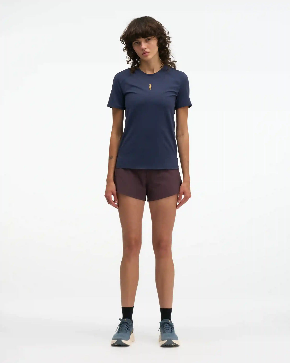 EveryRun Short Sleeve:Varsity Navy / Gold:XS