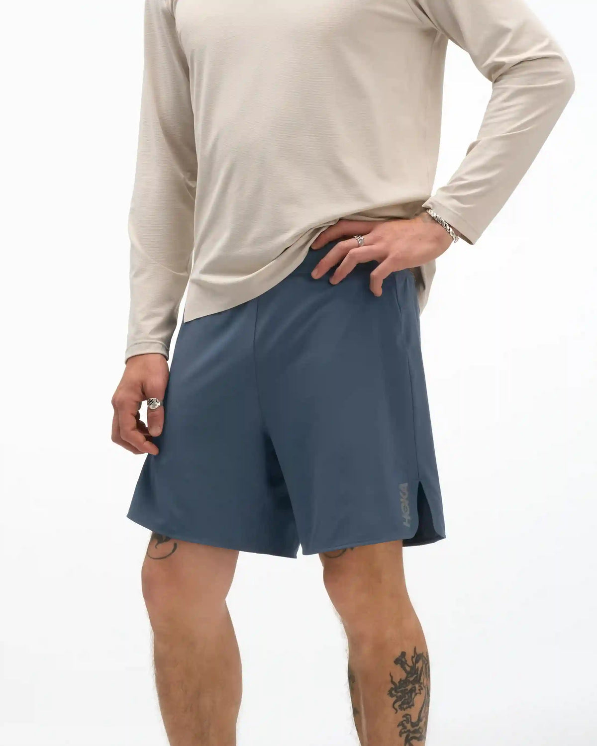 Glide Short 7'' 2in1:Boulder Grey:XS