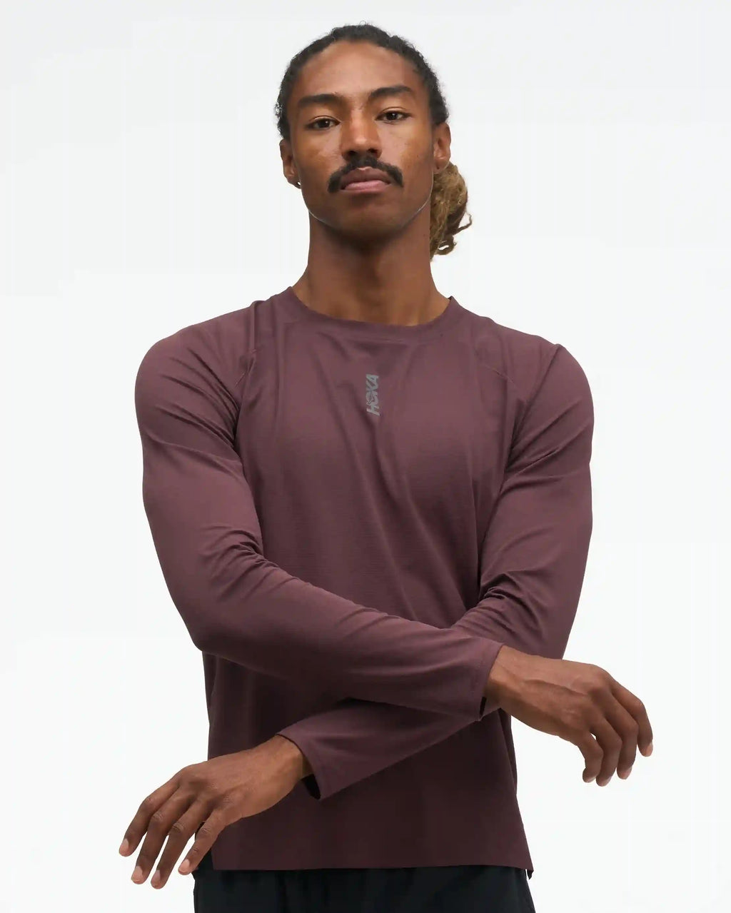 EveryRun Long Sleeve:Deep Mauve:XS
