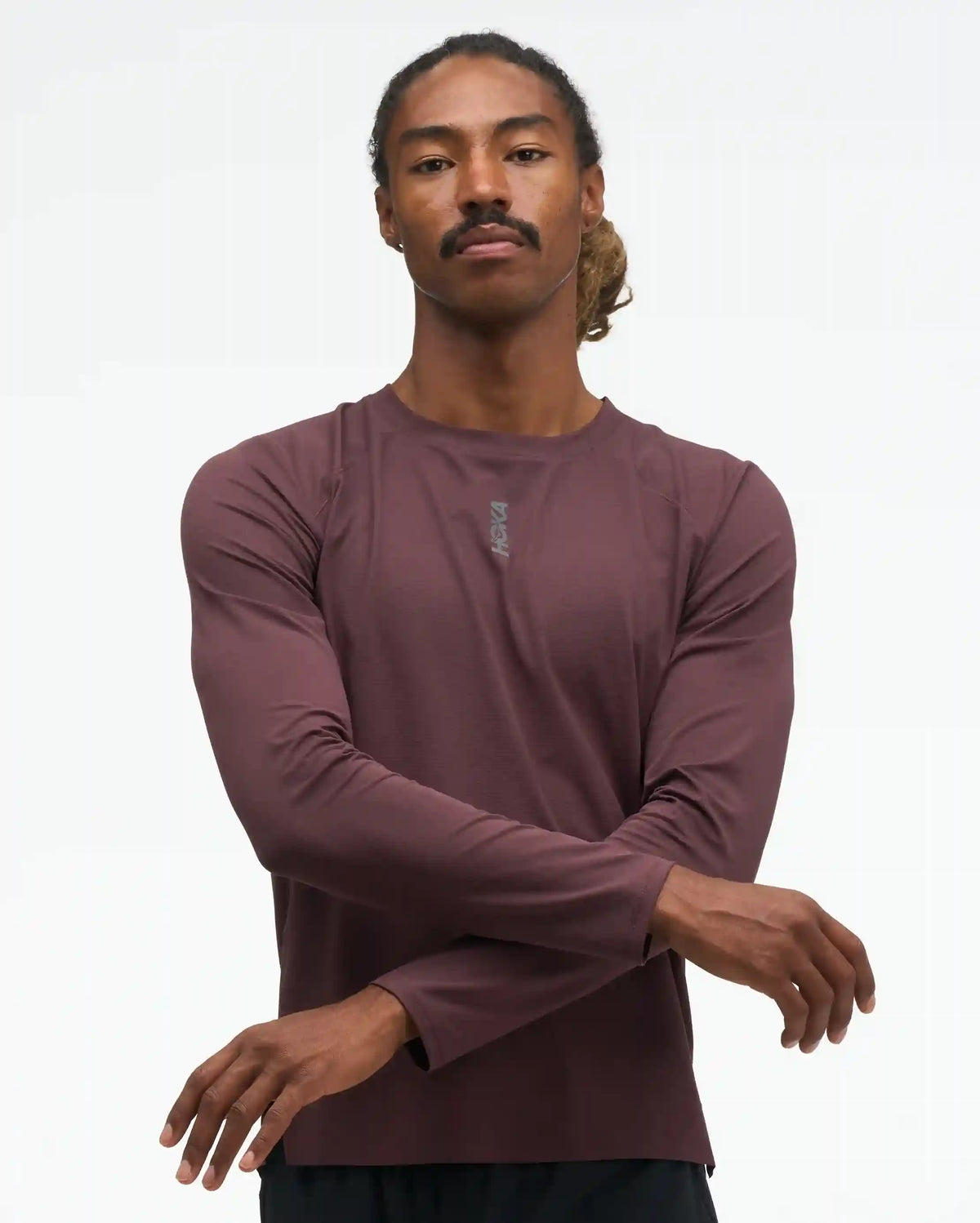 EveryRun Long Sleeve:Deep Mauve:XS