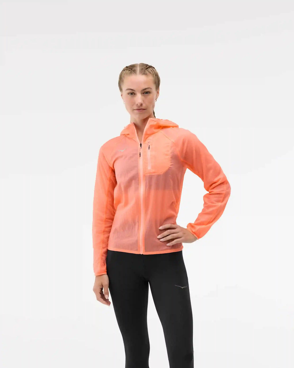 Skyflow Jacket:Neon Cantaloupe:XS