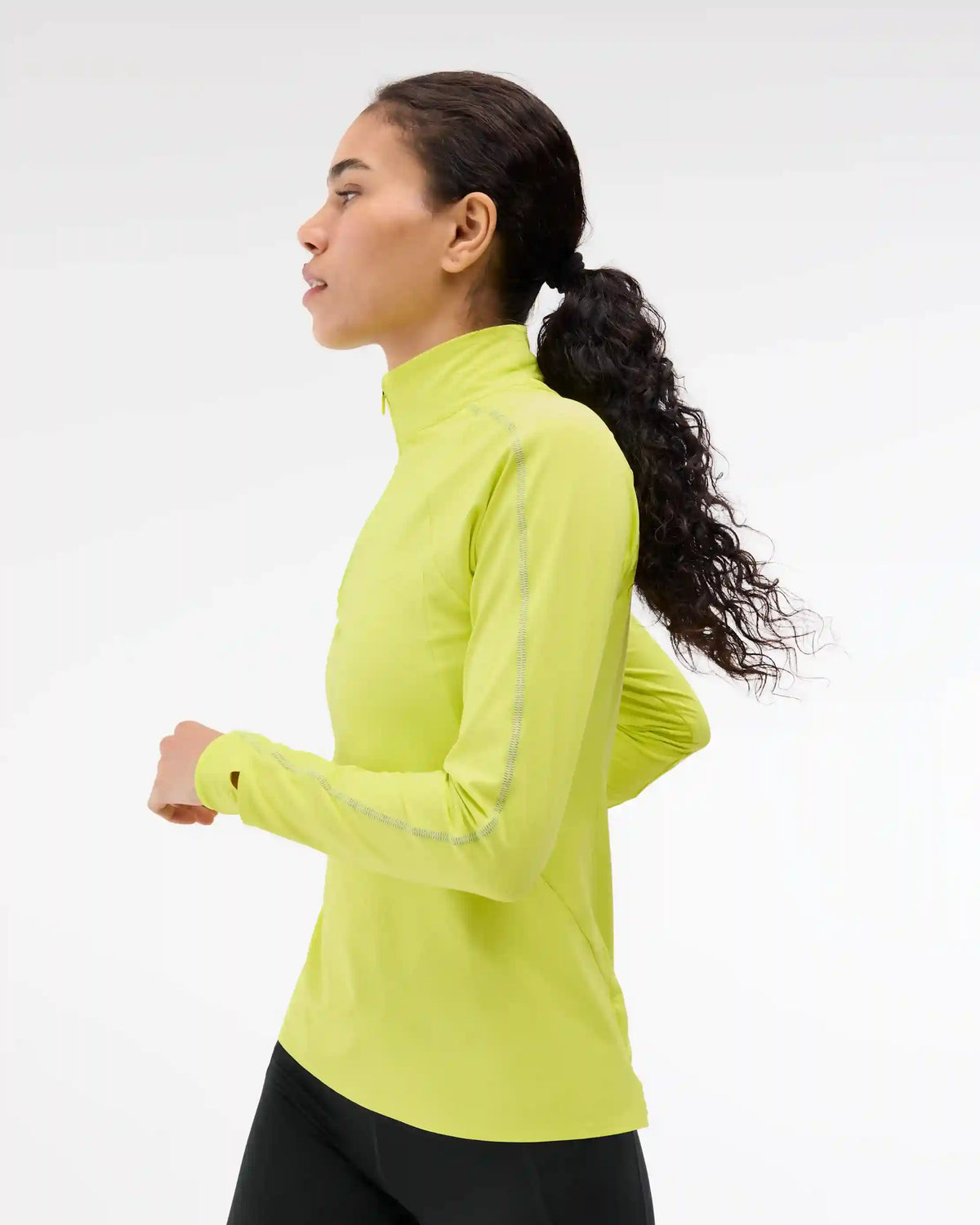 GlideTech Quarter Zip:Mineral Blue:XS