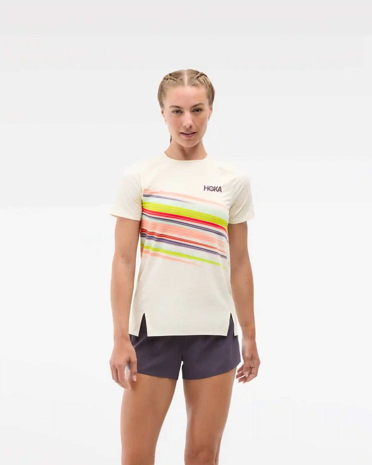 Race Day Short Sleeve:Alabaster Flare:XS Main image