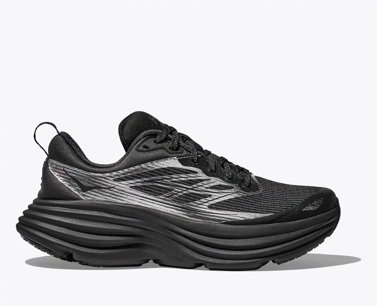 Stealth/Tech Bondi 8 Caged:Silver / Black:M4/W5