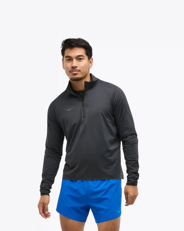 GlideTech Quarter Zip:Faded Navy:XS