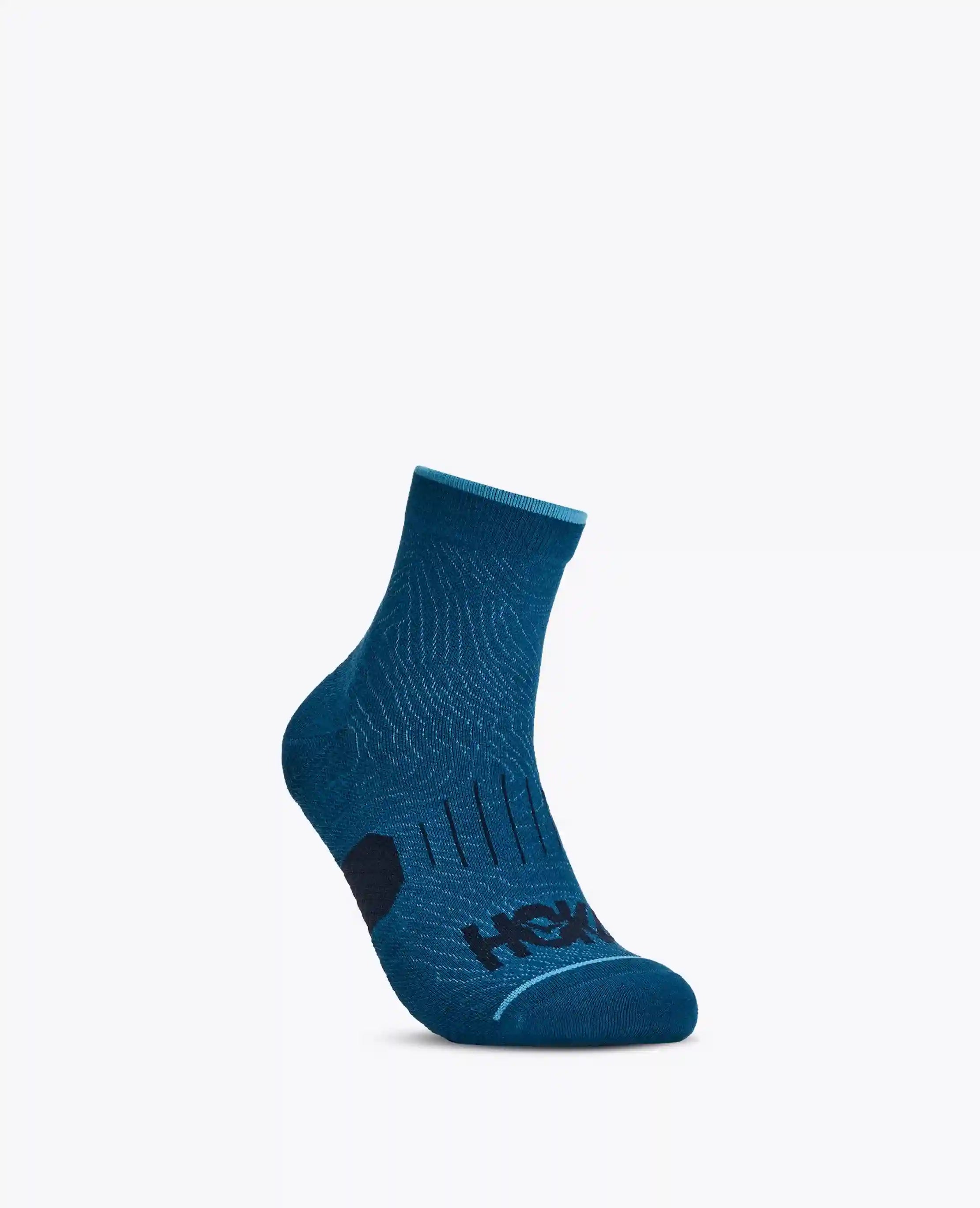 Quarter Run Sock:Night Glow Blue:S Secondary image
