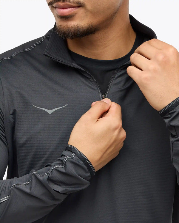 GlideTech Quarter Zip:Faded Navy:XS