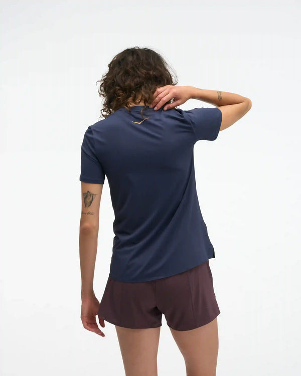 EveryRun Short Sleeve:Varsity Navy / Gold:XS