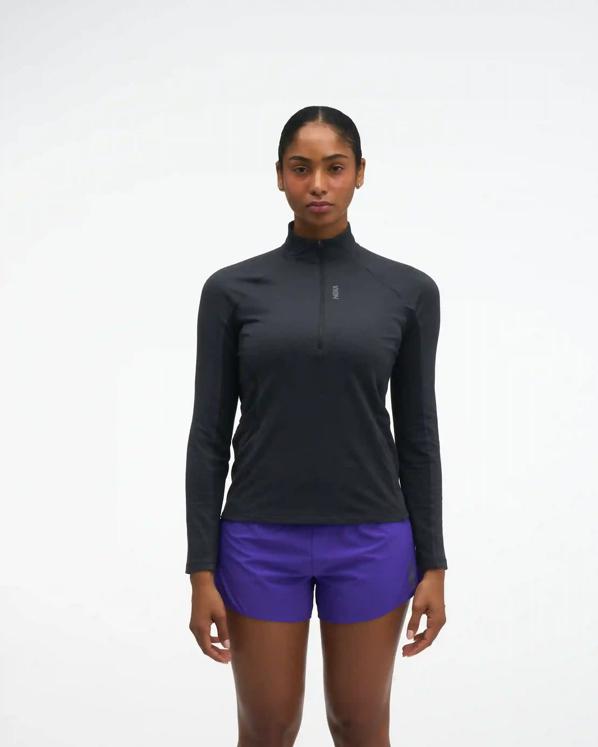 SkyForm Half Zip:Black Htr:XS Main image
