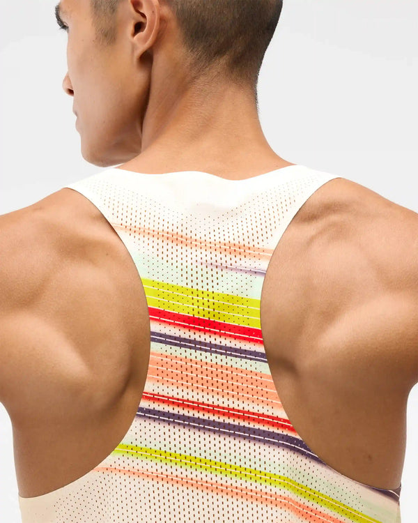 Race Day Singlet:Alabaster Flare:XS