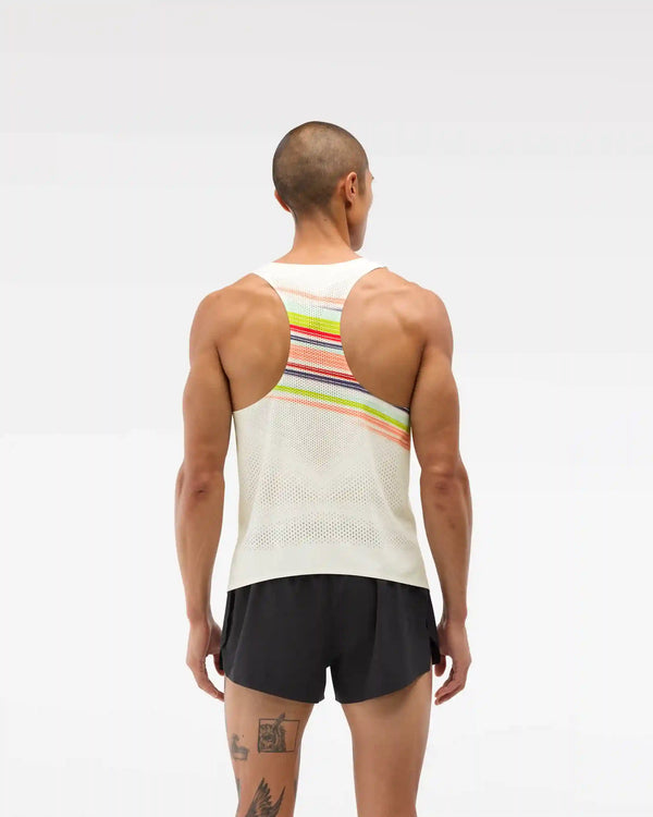 Race Day Singlet:Alabaster Flare:XS