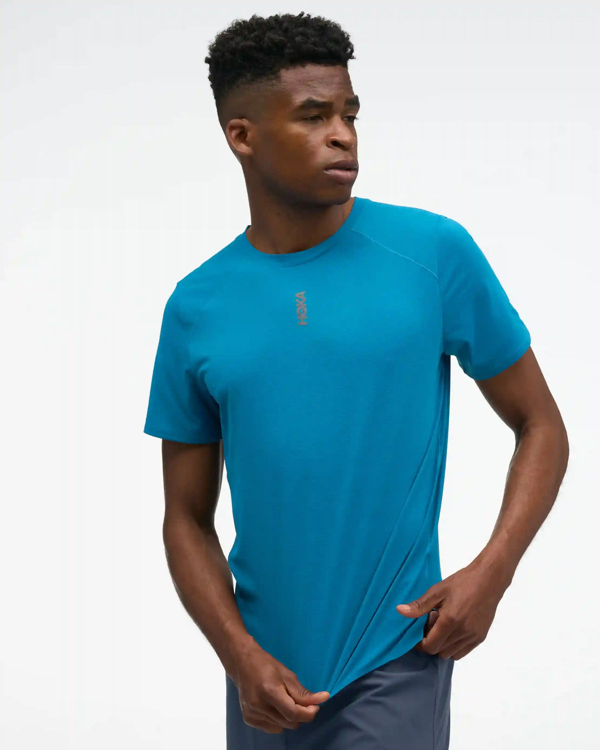 EveryRun Short Sleeve:Varsity Navy / Gold:XS