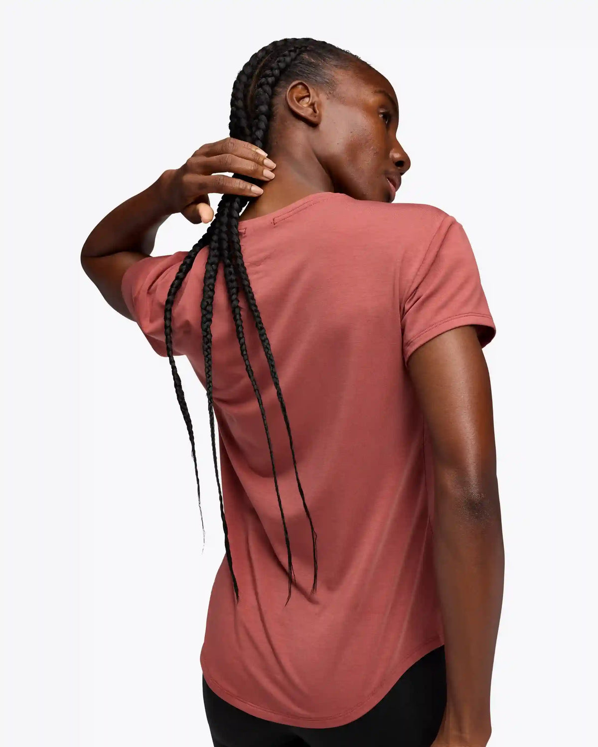 Hoka Essential Tee:Aqua Breeze Htr:XS