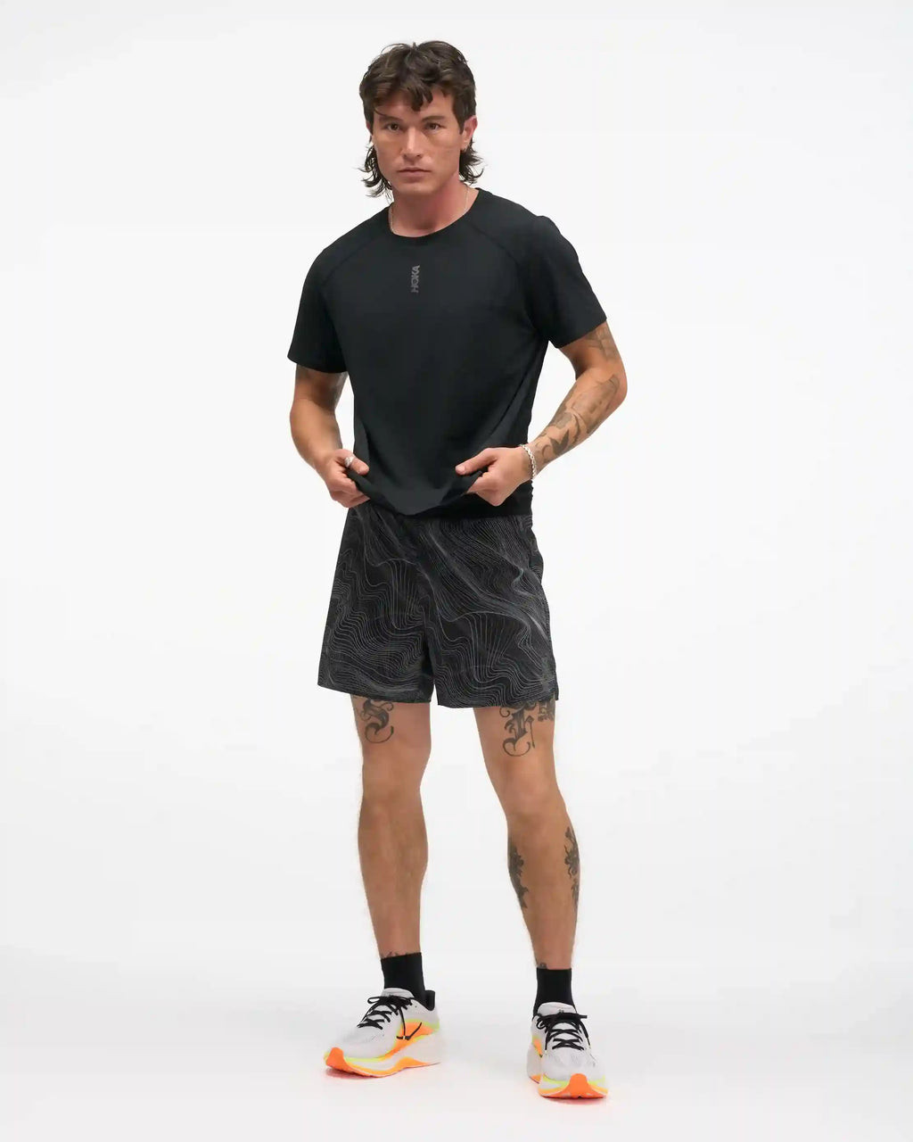 EveryRun Short Sleeve:Varsity Navy / Gold:XS