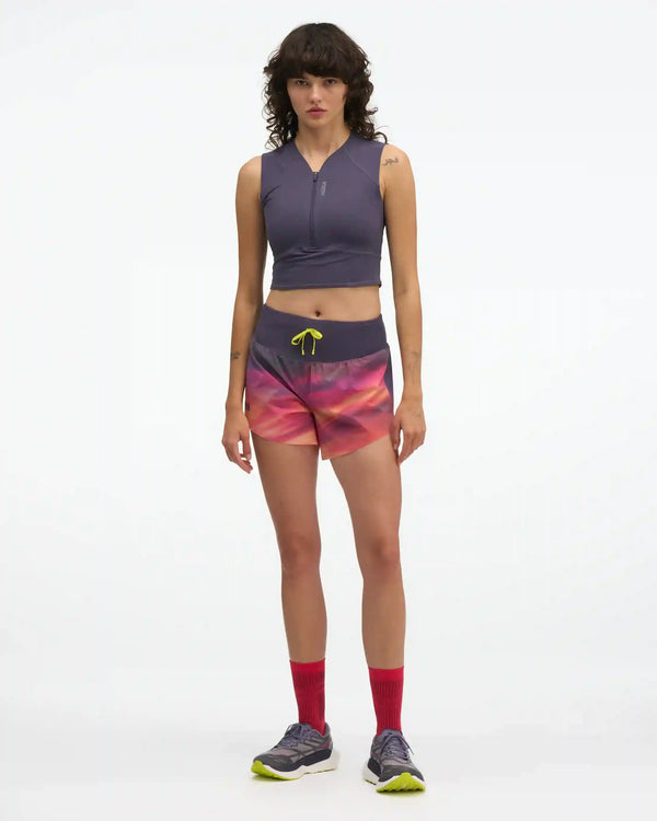 SkyBreeze Crop Tank:Hoka Citrus:XS