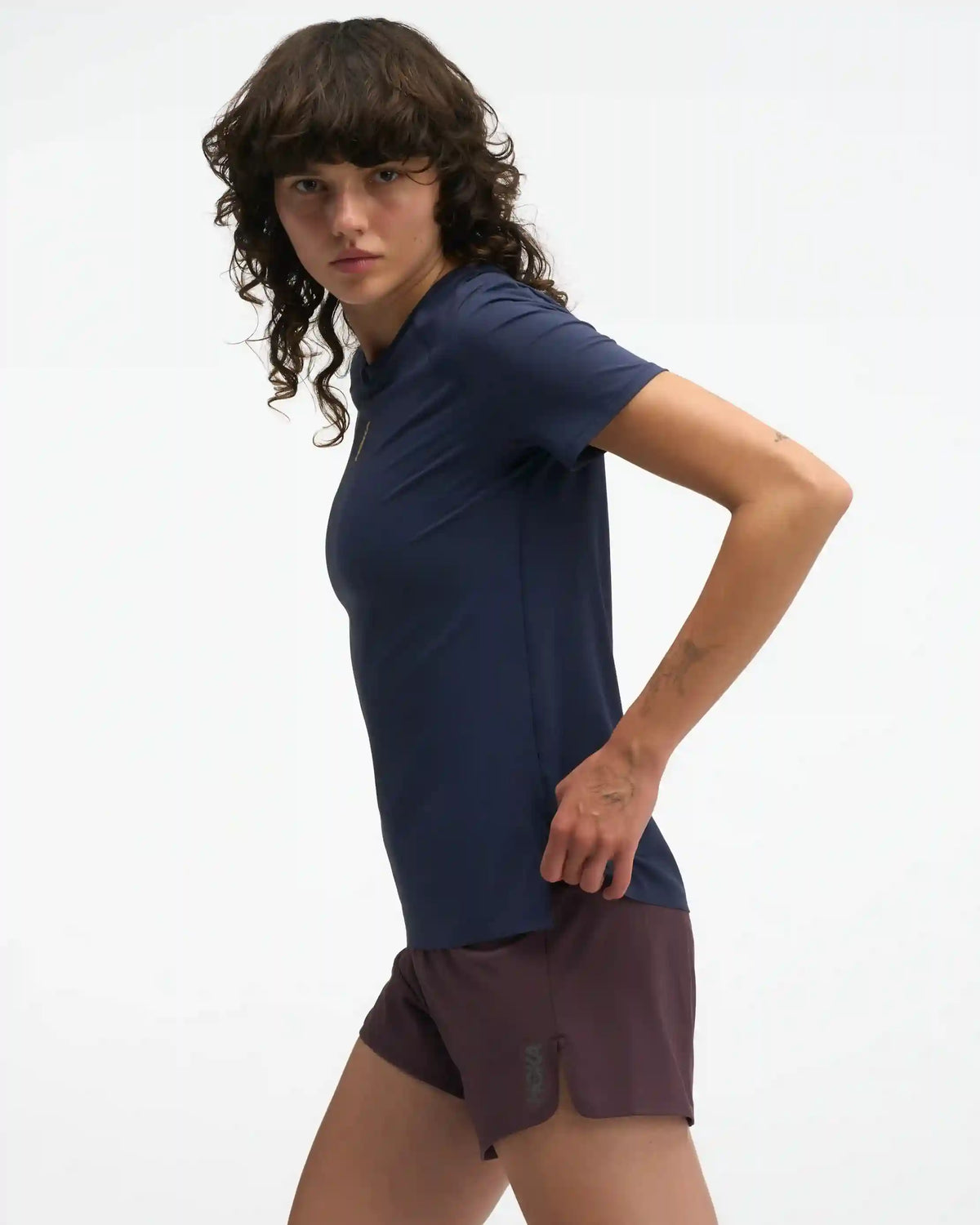 EveryRun Short Sleeve:Varsity Navy / Gold:XS