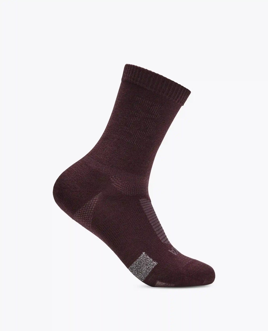 Merino Crew Sock:River Rock Grey:S