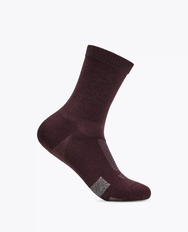Merino Crew Sock:River Rock Grey:S