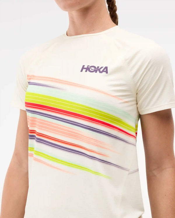 Race Day Short Sleeve:Alabaster Flare:XS