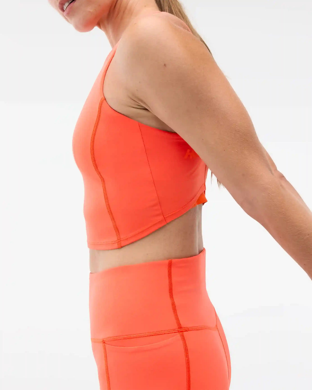 Elaro Crop Bra:Bell Pepper:XS
